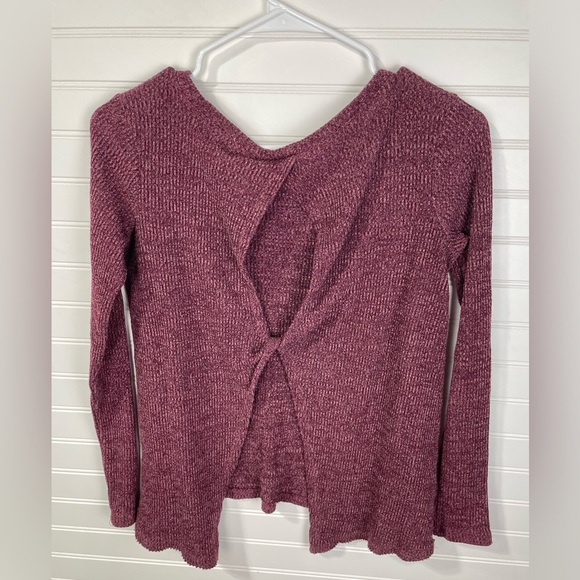American Eagle Maroon Long Sleeve Small Women’s - Picture 3 of 4